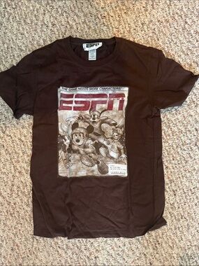 ESPN Graphic Short Sleeve Tee in Brown - Kids